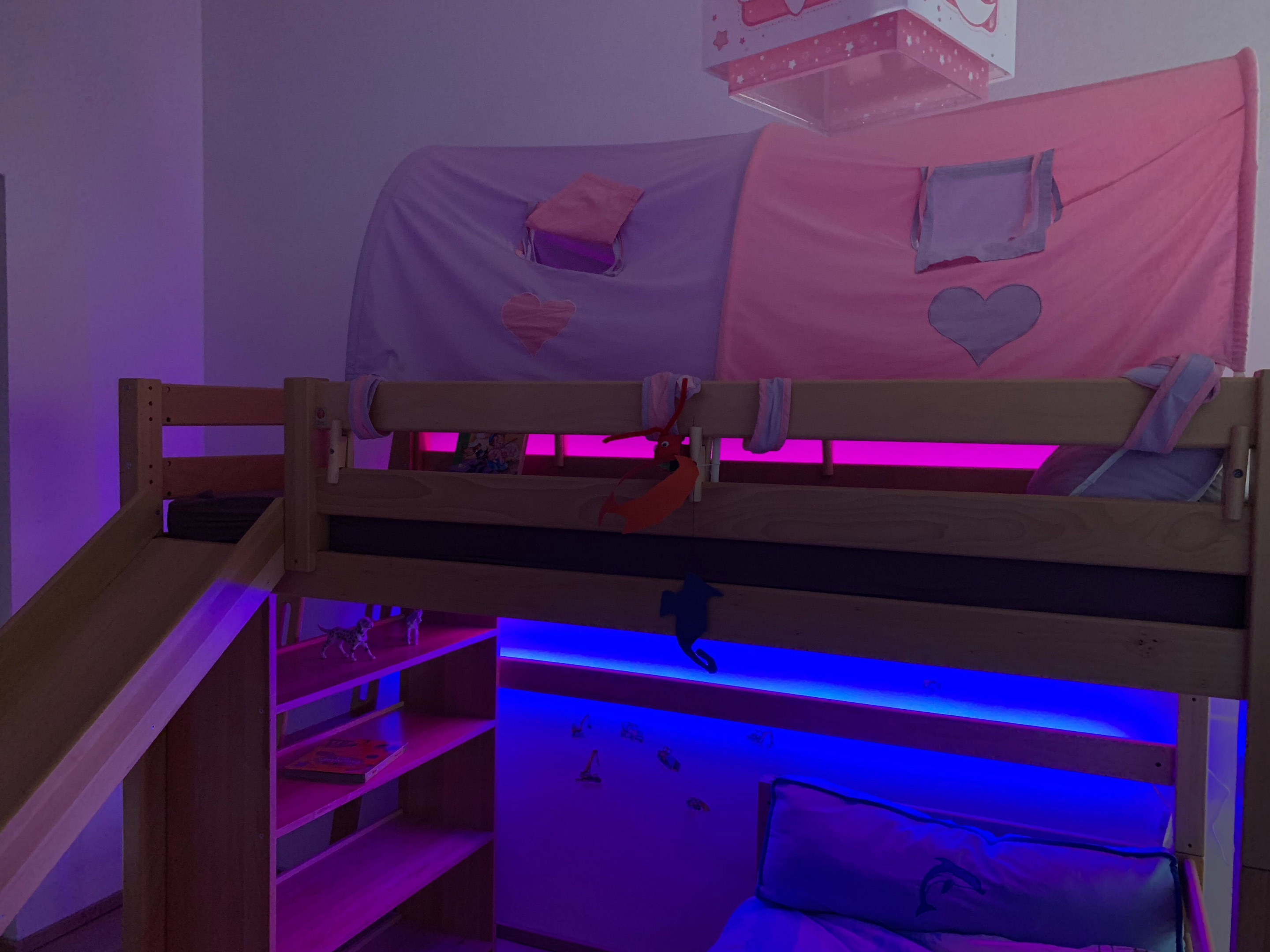 Led lights for under bunk deals bed