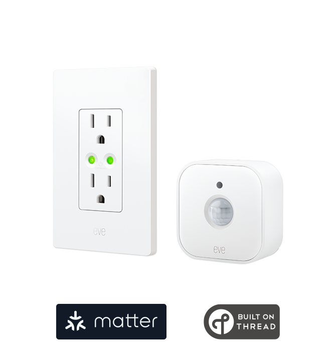 Eve Energy Outlet & Eve Motion