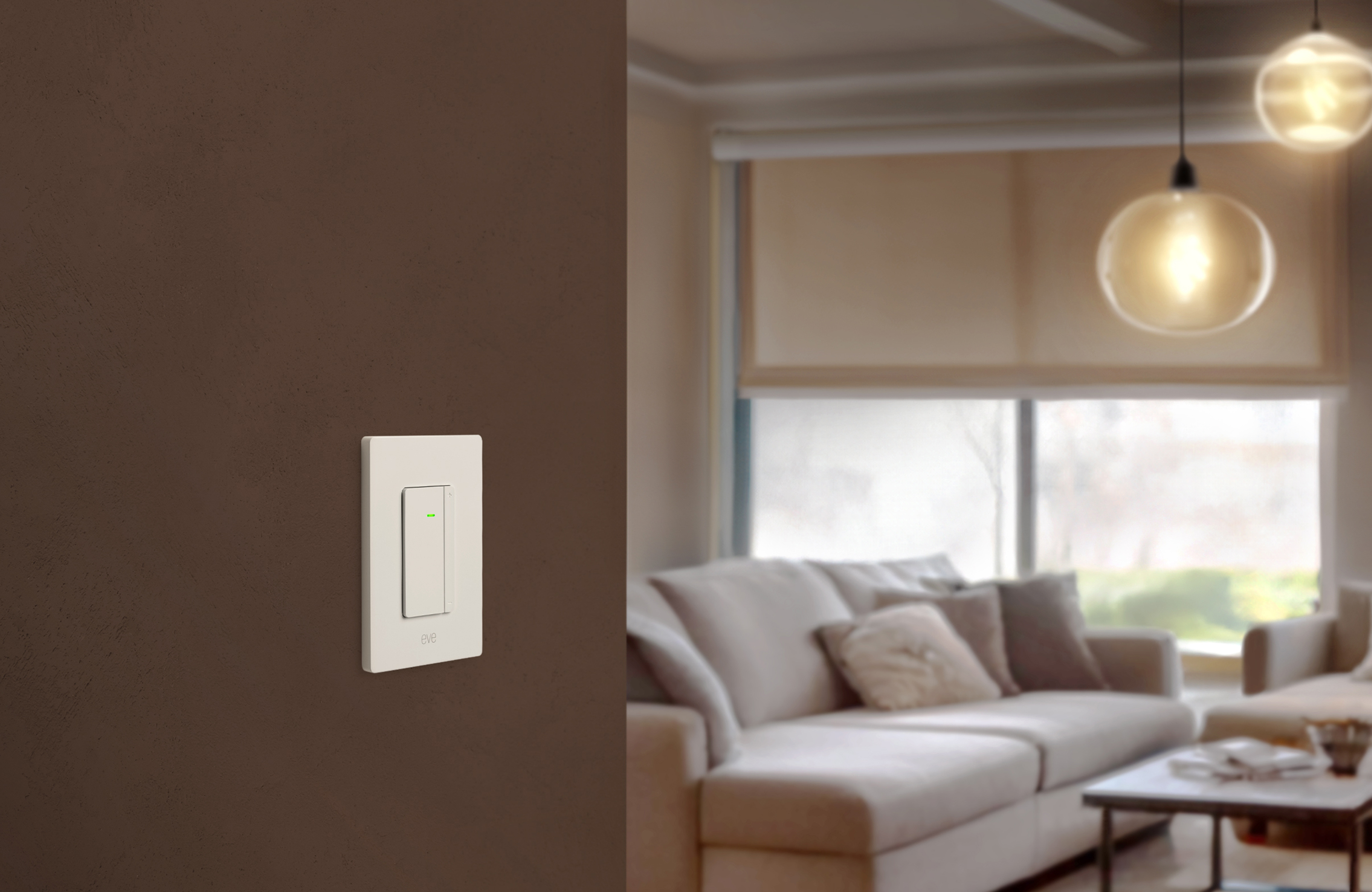 Eve Dimmer Switch - Perfect lighting for every moment. 